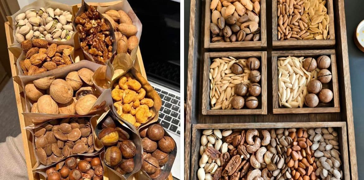 Mix de castanhas, nozes, amêndoas e pistaches da linha SabanPack